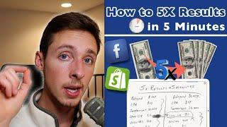 Facebook Ads Shopify 2021 - 5x Sales in 5 Minutes (Tutorial)