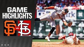 Giants vs. Cardinals Game Highlights (6/22/24) | MLB Highlights