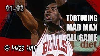 Michael Jordan Highlights vs Rockets (1992.01.25) - 35pts, Torturing MAD MAX!