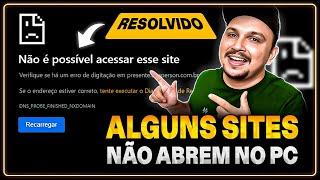 Não é possível acessar o site? Erro Corrigido! Simples e Rápido!