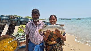 நீண்ட நாளைக்கு பிறகு சுவையான கொடுவா மீன் குழம்பு