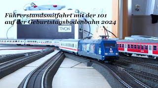 Christians Modellbahn - Führerstandsmitfahrt auf der Geburtstagsbodenbahn 2024