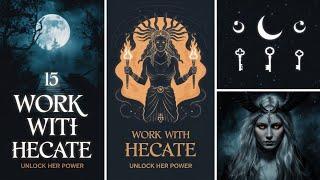 15 Ways to Work with Hecate: Unlock Her Mystical Power #hecate