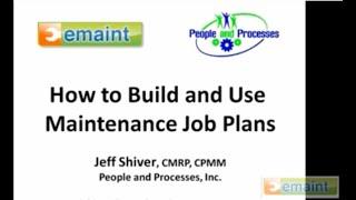 How To Build and Use Maintenance Job Plans - eMaint CMMS