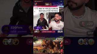 Furkan inci vs Mef tiktok videoları trend akımlar popüler videolar kaos eğlence kavga