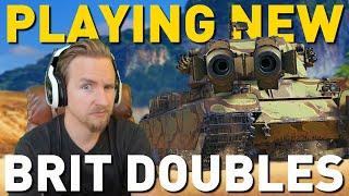 Playing ALL NEW Brit Doubles in World of Tanks!