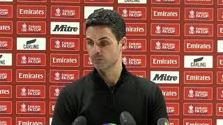 LIVE |Mikel Arteta and Ruben Amorim on Man United winning on penalties with a 10 man squad