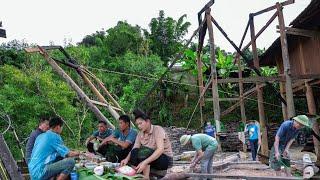 Neighbors Come to Help Dismantle Kitchen for Upgrade | Family Farm