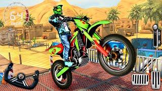 Extreme Dirt Bike Mega Ramp Stunt Racer - Motorcross Dirt Bike Racing 3D : Android Gameplay