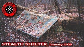 Survival Stealth Shelter in Cold Weather / January 2023