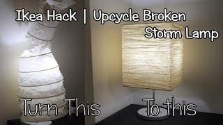 Turn Broken Ikea Storm Lamp to a Beautiful Light - IKEA HACKS 