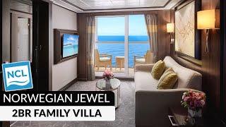 NCL Jewel | Haven 2-Bedroom Family Villa with Balcony Tour & Review 4K | Norwegian Cruise Lines