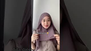 Pashmina Oval | Outfit hijab instan 3in 1 #beauty #hijab