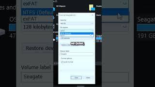 How To Factory Reset a Seagate External Hard Drive  #recoverit #techtok#seagate #reset #harddriver