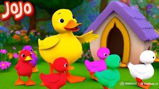 5 Little Ducks / Kid Song /JoJo - Nursery Rhymes & Kids Songs!