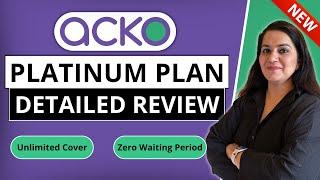 ACKO Platinum Plan With *UNLIMITED* Cover | ACKO Health Insurance Review | Gurleen Kaur Tikku