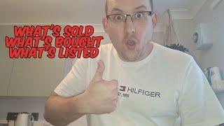 Ebay Reselling Weekly Update - What's Sold What's Bought & What's Listed!