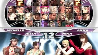 TEKKEN TAG TOURNAMENT FIGHTER SELECT SCREEN