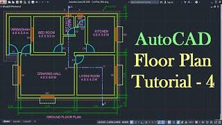 AutoCAD Floor Plan Tutorial for Beginners - 4