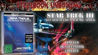 Unboxing - STAR TREK III: AUF DER SUCHE NACH MR SPOCK - 4K Steelbook