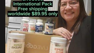 Unboxing My Free Shipping Fee LiveGood International Pack