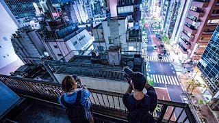 Exploring Tokyo Rooftops at Night!