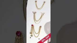 2025 Chain Connector | Chain Earrings | EricaJewels Piecing Jewelry | Dainty Piercing Chain