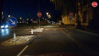 Fahrt durch St. Wendel bei Nacht Juni 2019