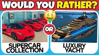 Would you rather  Luxury Edition |  Quizfinity8 Quiz Video