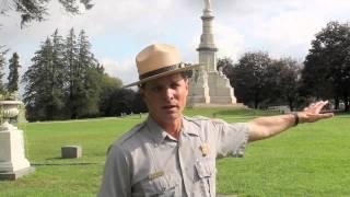 The Soldiers' National Cemetery in Gettysburg, Pennsylvania