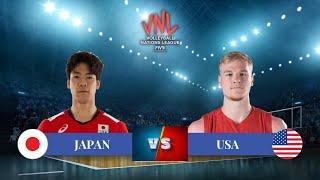 JAPAN Dominates USA in VNL Showdown with Straight Sets Victory | 2024 Men's VNL