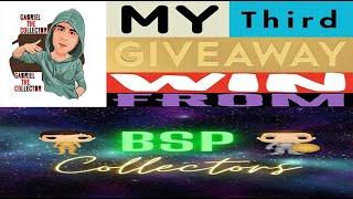 My Third Giveaway Win From BSP Collectors