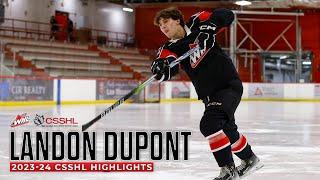 Landon DuPont - 2023-24 CSSHL Highlights