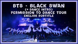 BTS - Black Swan (+ dance intro) @ Permission To Dance Tour - stage mix 2021 [ENG SUB] [Full HD]