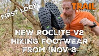 The new inov-8 ROCLITE V2 hiking boots and shoe