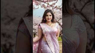 4k Ai Art Indian Lookbook - 23 #shorts #plussize #cherryblossom