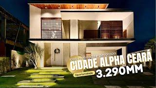 Um luxo de Cidade alpha - Ceará |100% mobiliada e decorada + Energia solar + arquitetura design 