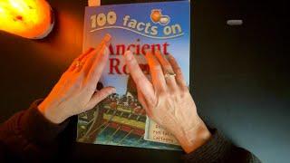 ASMR Book Reading Facts About Ancient Rome | Soft Spoken + Page Turning