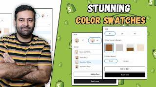 How to Create & Customize Stunning Color Swatches and Variant Images [Shopify]