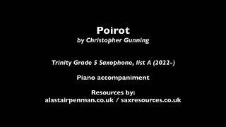 Poirot by Christopher Gunning. Piano accompaniment. (Trinity Grade 5 Saxophone)