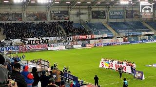 Piast Gliwice - Górnik Zabrze 0:0. Kibice "pozdrawiają" Rosję i Białoruś