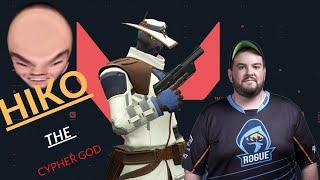 HIKO Shows You How To Be a 5Head Cypher - BEST VALORANT MOMENTS OF THE DAY #4
