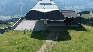 Wander und Skigebiet Wilder Kaiser im Sommer aus der Vogelperspektive