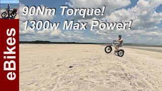 Powerhouse! Fat Tire Folding Ebike Beach Ride - TST Buddy Pro Ebike