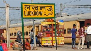 Lucknow Charbagh railway station Uttar Pradesh, Indian Railways Video in 4k ultra HD