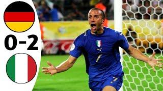 Germany vs Italy 0-2 | 2006 World Cup Semi final | Extended Highlights & All Goals HD