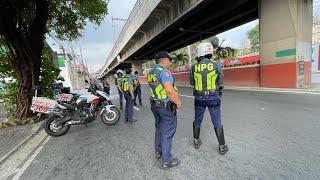 Motorista na may Blinker at Special plate hinuli ng PNP HPG sa Maynila