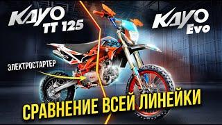 KAYO TT125 и KAYO EVOLUTION 125 - Все различия моделей / Обзор питбайка