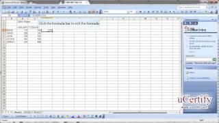 Insert And Edit A Formula Using Cell Reference And Function