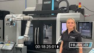 How Quick?? Cobot Changeover from Hurco Lathe to Mill in less than 20 minutes--THE FAST VERSION